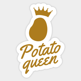Potato Queen Sticker